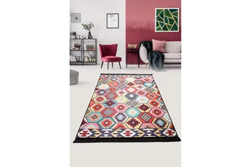 Matto Comb 140x190 cm - Monivärinen / Sametti - Kodintekstiilit & matot - Matto - Moderni matto - Wilton-matto