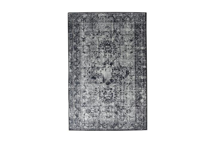 Matto Corabel 140x190 cm - Musta / Sametti - Wilton-matto - Kuviollinen matto & värikäs matto
