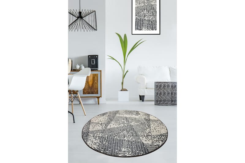 Matto Cosmach Pyöreä 100 cm - Monivärinen / Sametti - Kodintekstiilit & matot - Matto - Moderni matto - Wilton-matto