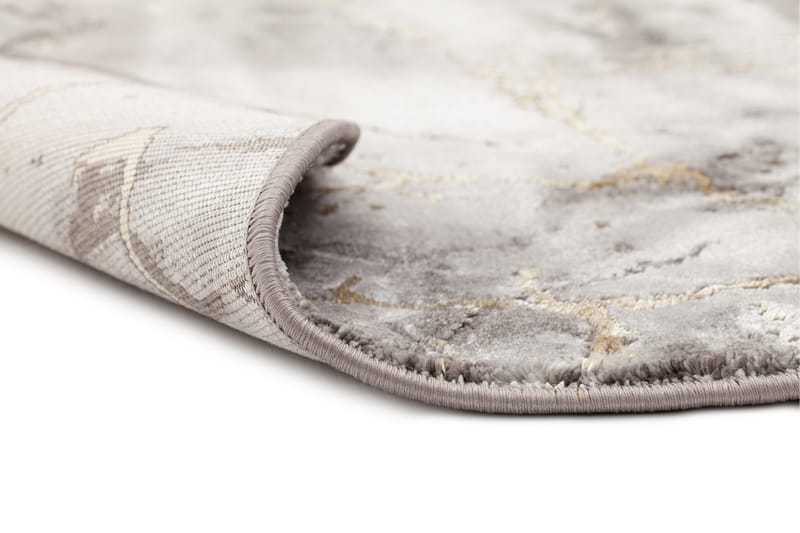 Matto Craft Concrete Ø160 cm Kulta - Kodintekstiilit & matot - Matto - Moderni matto - Wilton-matto