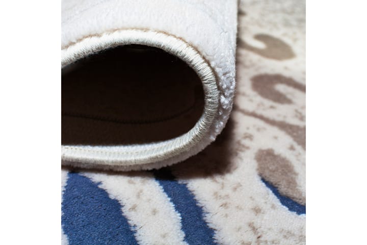 Matto Diamond Kerma/Sininen 155x340 - Pierre Cardin - Wilton-matto - Kuviollinen matto & värikäs matto