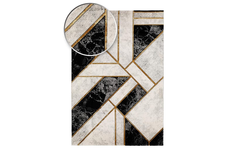 Matto Diamond Spectra 160x230 cm Kulta - Kodintekstiilit & matot - Matto - Moderni matto - Wilton-matto