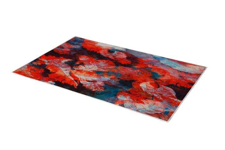 Matto Eglantiena 100x150 cm - Monivärinen - Wilton-matto - Kuviollinen matto & värikäs matto
