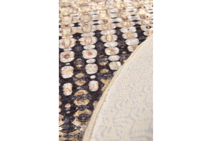 Matto Fusione Pyöreä 100 cm - Monivärinen / Sametti - Pyöreät matot - Wilton-matto - Kuviollinen matto & värikäs matto
