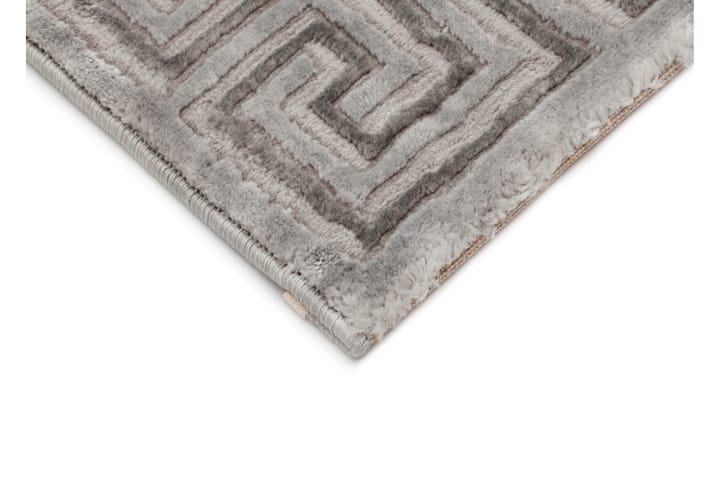 Matto Galya Versace 80x300 cm Harmaa - Harmaa - Wilton-matto - Kuviollinen matto & värikäs matto