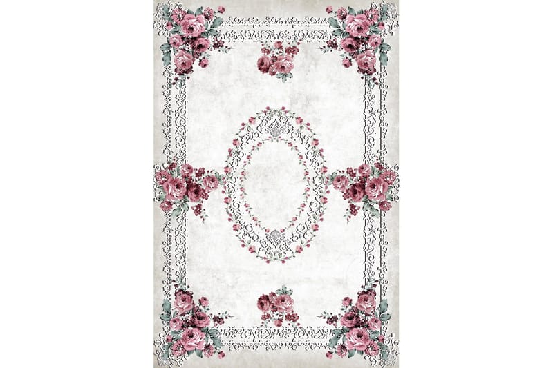 Matto Homefesto 100x150 cm - Monivärinen - Kodintekstiilit & matot - Matto - Moderni matto - Wilton-matto