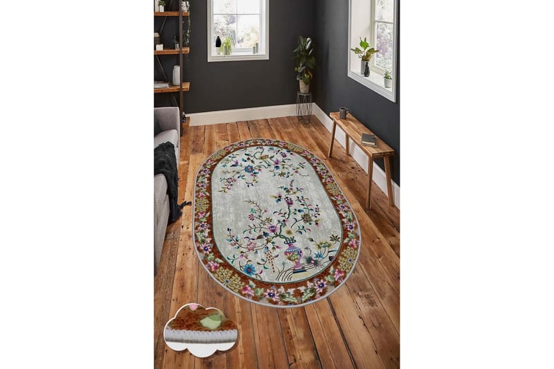 Matto Homefesto 100x150 cm - Monivärinen - Kodintekstiilit & matot - Matto - Moderni matto - Wilton-matto