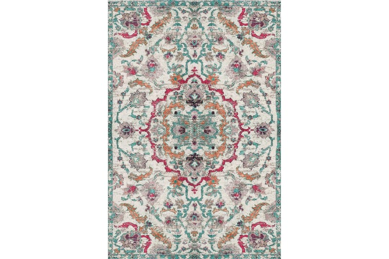 Matto Homefesto 100x200 cm - Monivärinen - Kodintekstiilit & matot - Matto - Moderni matto - Wilton-matto