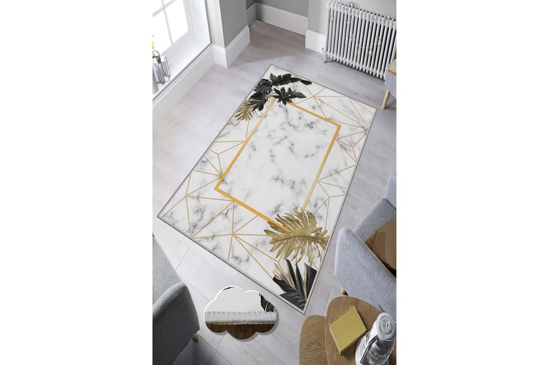 Matto Homefesto 100x200 cm - Monivärinen - Kodintekstiilit & matot - Matto - Moderni matto - Wilton-matto