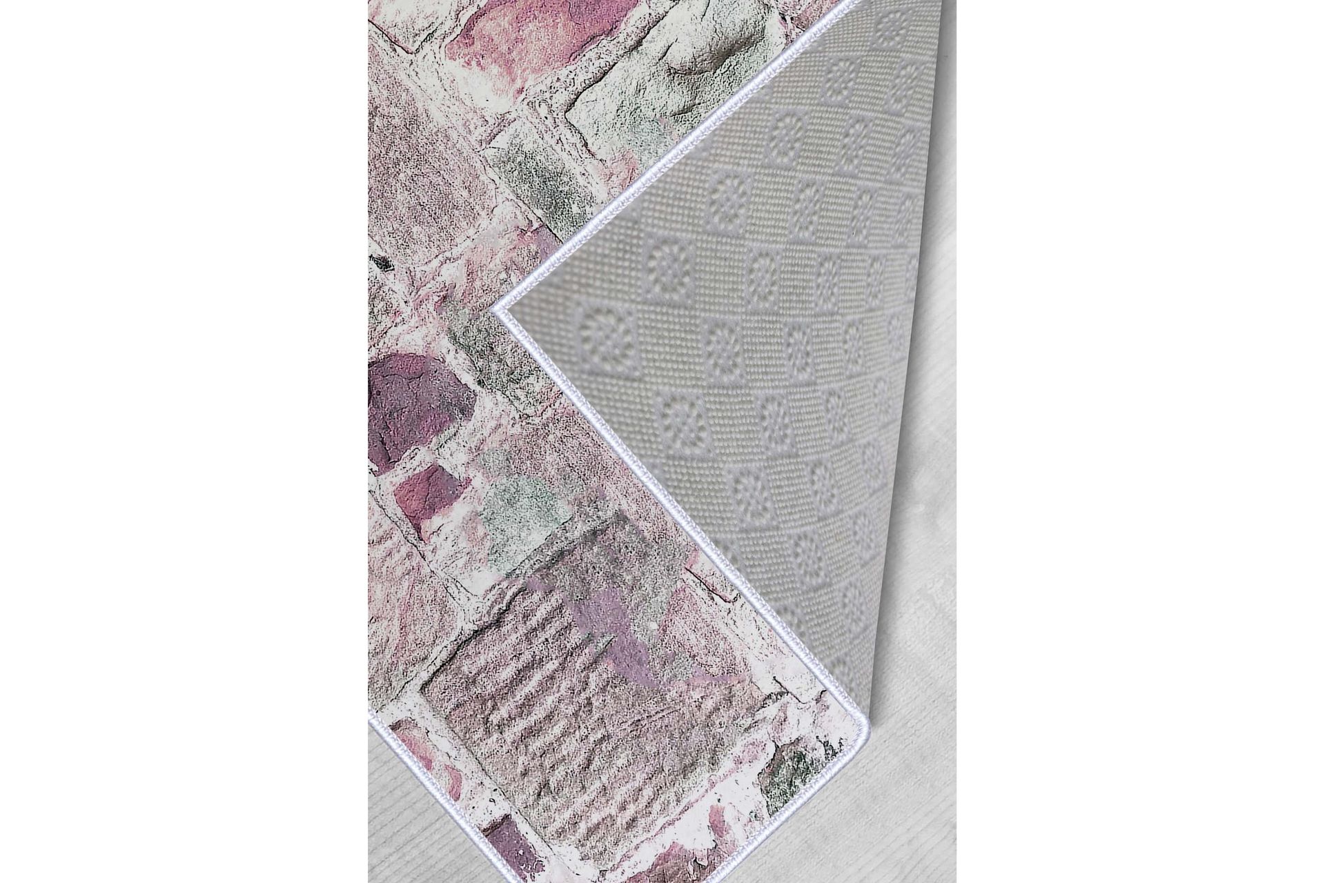 Matto Homefesto 100x200 cm - Monivärinen - Kodintekstiilit & matot - Matto - Moderni matto - Wilton-matto