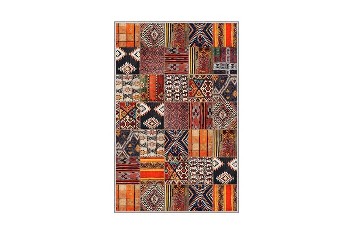 Matto Homefesto 100x200 cm - Monivärinen - Wilton-matto - Kuviollinen matto & värikäs matto