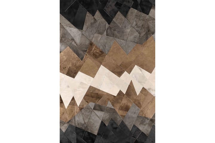 Matto Homefesto 100x300 cm - Monivärinen - Kuviollinen matto & värikäs matto - Wilton-matto