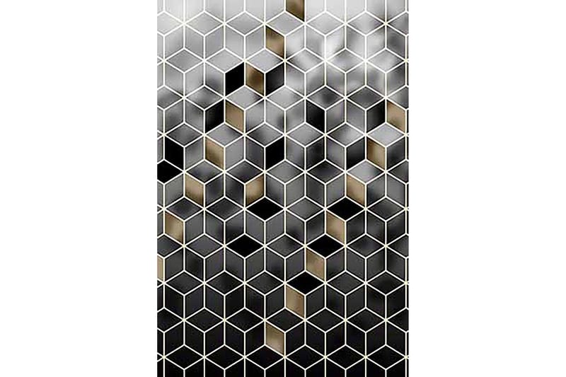 Matto Homefesto 100x300 cm - Monivärinen - Kodintekstiilit & matot - Matto - Moderni matto - Wilton-matto