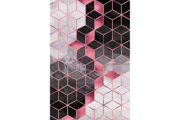 Matto Homefesto 100x300 cm - Monivärinen - Kodintekstiilit & matot - Matto - Moderni matto - Wilton-matto