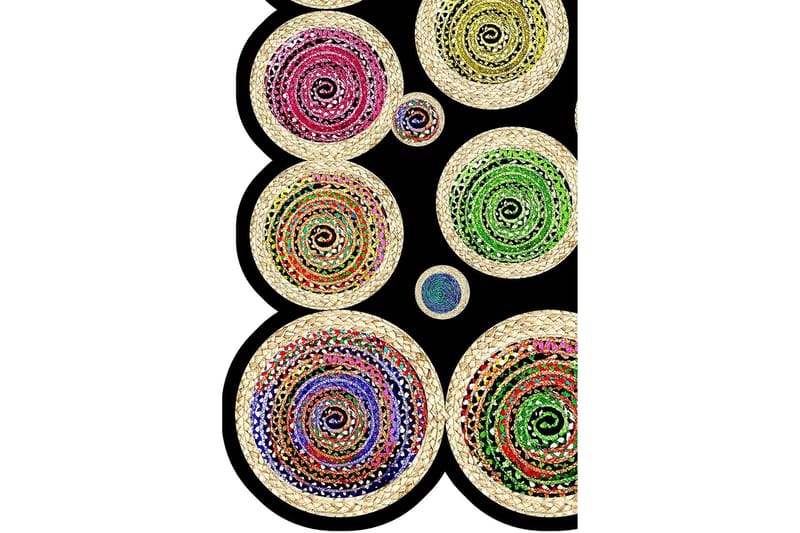 Matto Homefesto 100x300 cm - Monivärinen - Kodintekstiilit & matot - Matto - Moderni matto - Wilton-matto