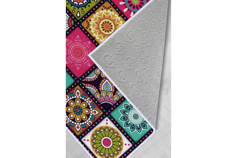 Matto Homefesto 100x300 cm - Monivärinen - Kodintekstiilit & matot - Matto - Moderni matto - Wilton-matto