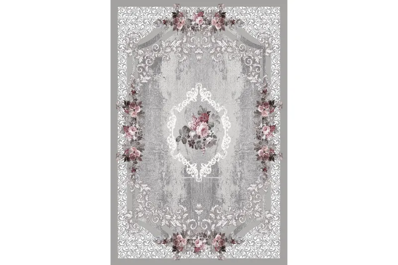 Matto Homefesto 100x300 cm - Monivärinen - Kodintekstiilit & matot - Matto - Moderni matto - Wilton-matto