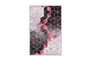 Matto Homefesto 100x300 cm - Monivärinen - Kodintekstiilit & matot - Matto - Moderni matto - Wilton-matto