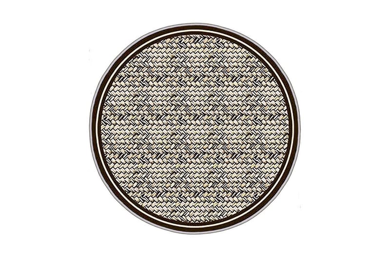 Matto Homefesto 110 cm Pyöreä - Monivärinen - Kodintekstiilit & matot - Matto - Moderni matto - Wilton-matto