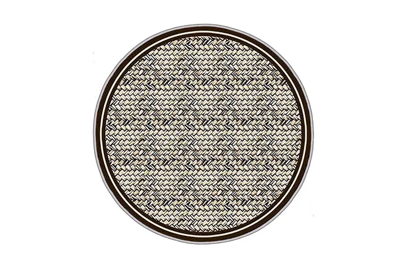 Matto Homefesto 110 cm Pyöreä, Monivärinen