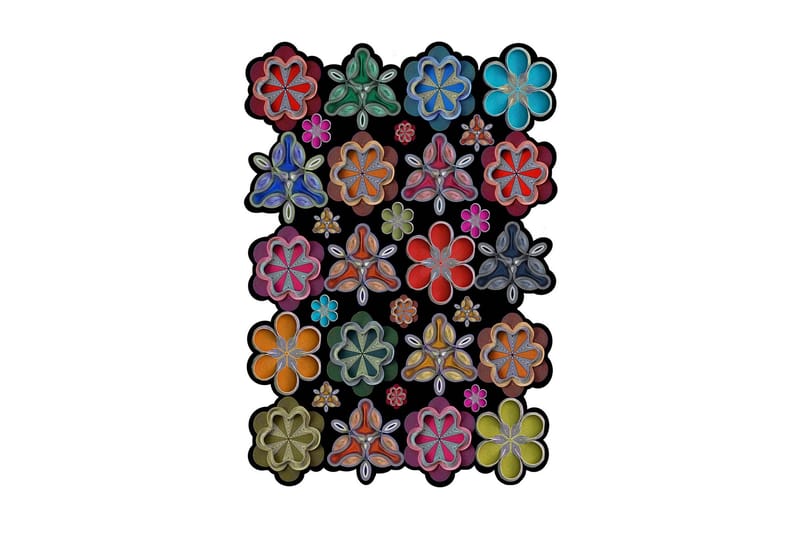 Matto Homefesto 120x180 cm, Monivärinen