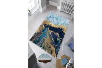 Matto Homefesto 120x180 cm - Monivärinen - Kodintekstiilit & matot - Matto - Moderni matto - Wilton-matto