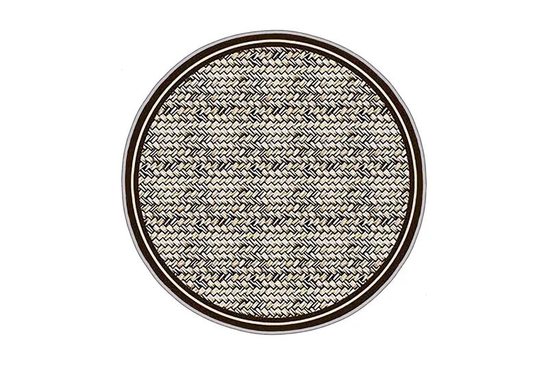 Matto Homefesto 140 cm Pyöreä, Monivärinen