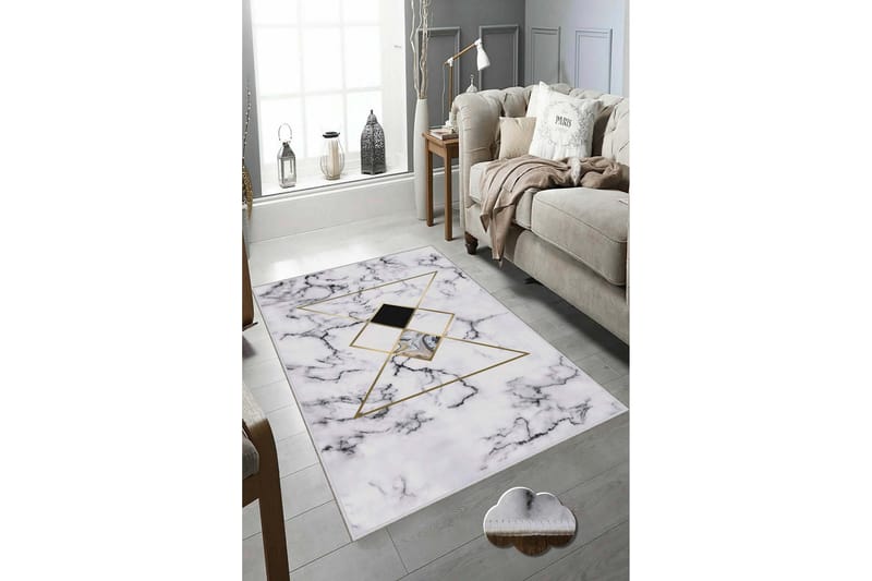 Matto Homefesto 140x220 cm - Monivärinen - Kodintekstiilit & matot - Matto - Moderni matto - Wilton-matto