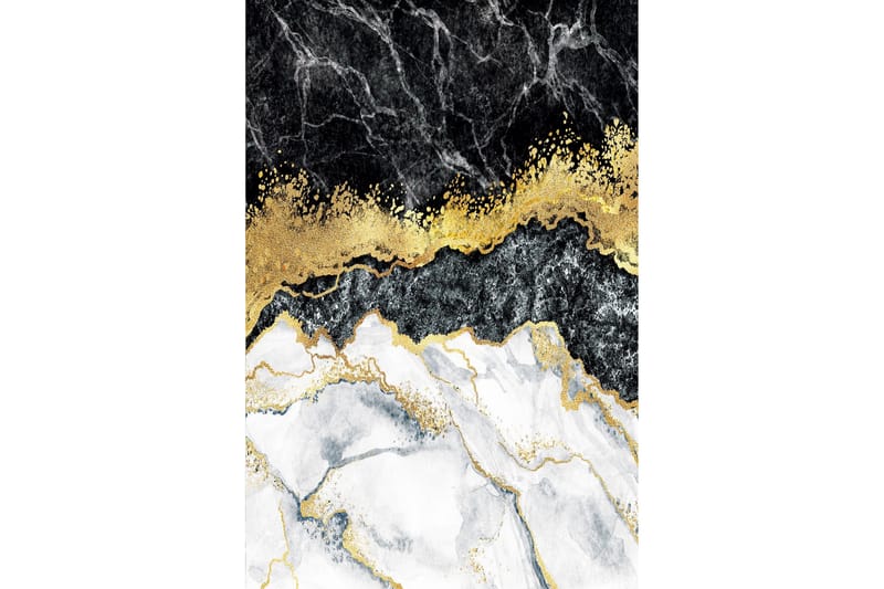 Matto Homefesto 140x220 cm - Monivärinen - Kodintekstiilit & matot - Matto - Moderni matto - Wilton-matto