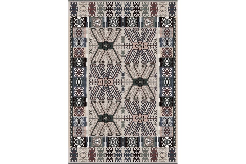 Matto Homefesto 140x220 cm - Monivärinen - Kodintekstiilit & matot - Matto - Moderni matto - Wilton-matto