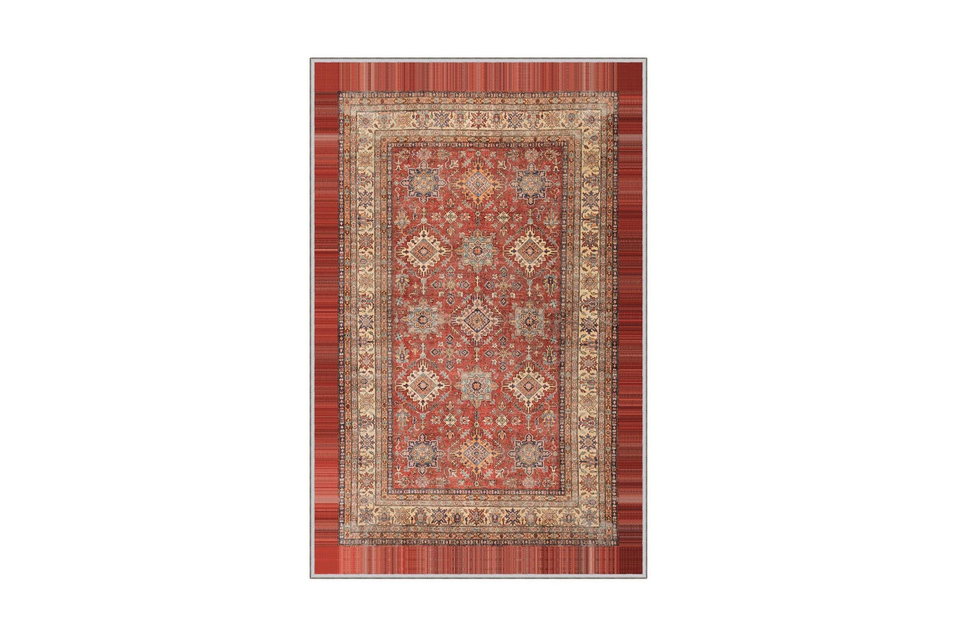 Matto Homefesto 140x220 cm - Monivärinen - Kodintekstiilit & matot - Matto - Moderni matto - Wilton-matto