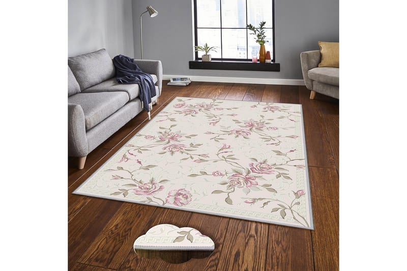 Matto Homefesto 140x220 cm - Monivärinen - Kodintekstiilit & matot - Matto - Moderni matto - Wilton-matto
