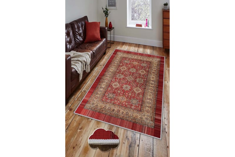 Matto Homefesto 140x220 cm - Monivärinen - Kodintekstiilit & matot - Matto - Moderni matto - Wilton-matto