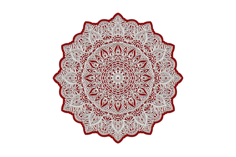 Matto Homefesto 60 cm Pyöreä, Monivärinen