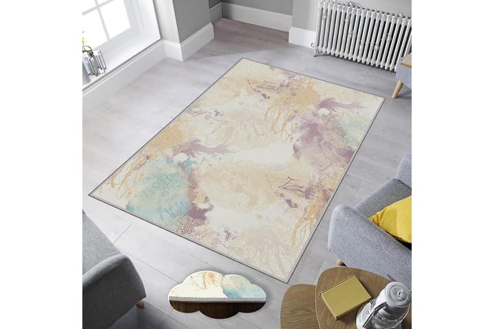 Matto Homefesto 7 100x150 cm - Monivärinen - Wilton-matto - Kuviollinen matto & värikäs matto