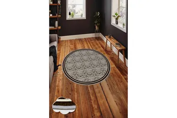 Matto Homefesto 70 cm Pyöreä - Monivärinen - Kodintekstiilit & matot - Matto - Moderni matto - Wilton-matto