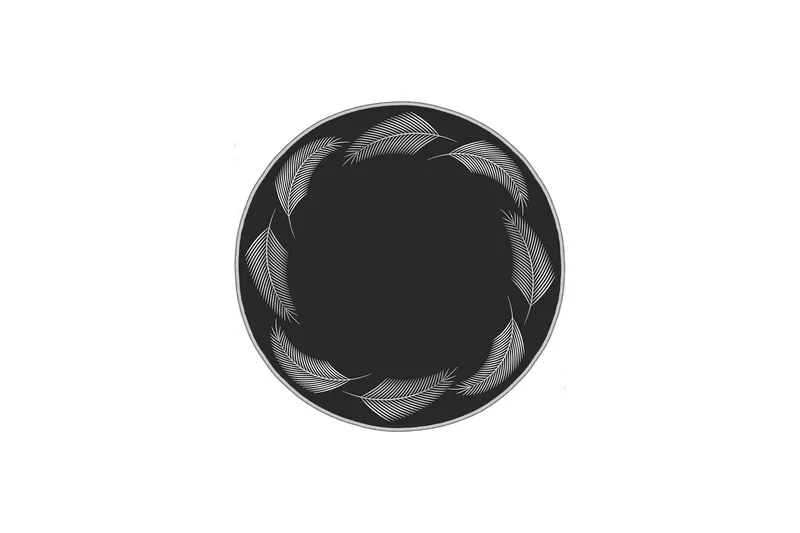 Matto Homefesto 80 cm Pyöreä, Monivärinen