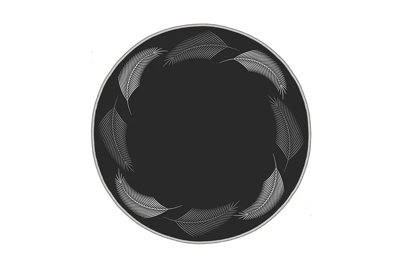 Matto Homefesto 90 cm Pyöreä, Monivärinen