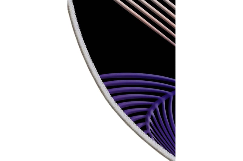 Matto Homefesto 90 cm Pyöreä - Monivärinen - Kodintekstiilit & matot - Matto - Moderni matto - Wilton-matto