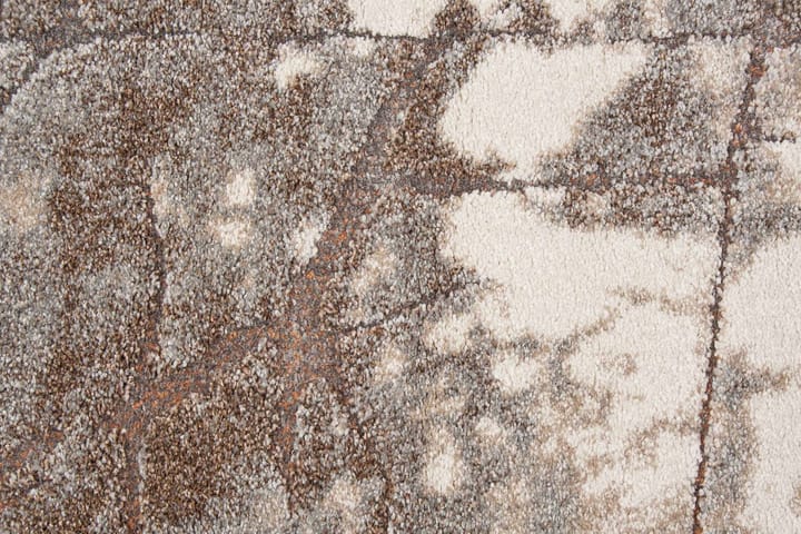 Matto Ibiza Pyöreä Ø200 cm Tiili - Ruoste - Pyöreät matot - Kuviollinen matto & värikäs matto - Wilton-matto