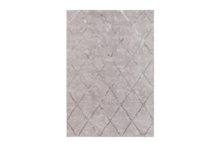 Matto Karat Romb 160x230 cm Harmaa - Harmaa - Wilton-matto - Kuviollinen matto & värikäs matto