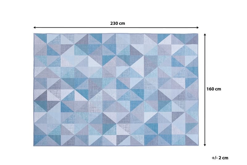 Matto Karpete 160x230 cm - Sininen - Kodintekstiilit & matot - Matto - Moderni matto - Wilton-matto