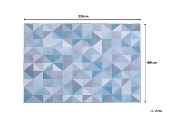 Matto Karpete 160x230 cm - Sininen - Kodintekstiilit & matot - Matto - Moderni matto - Wilton-matto