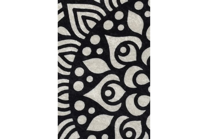 Matto Kozzy Pyöreä 100 cm - Monivärinen / Sametti - Pyöreät matot - Wilton-matto - Kuviollinen matto & värikäs matto