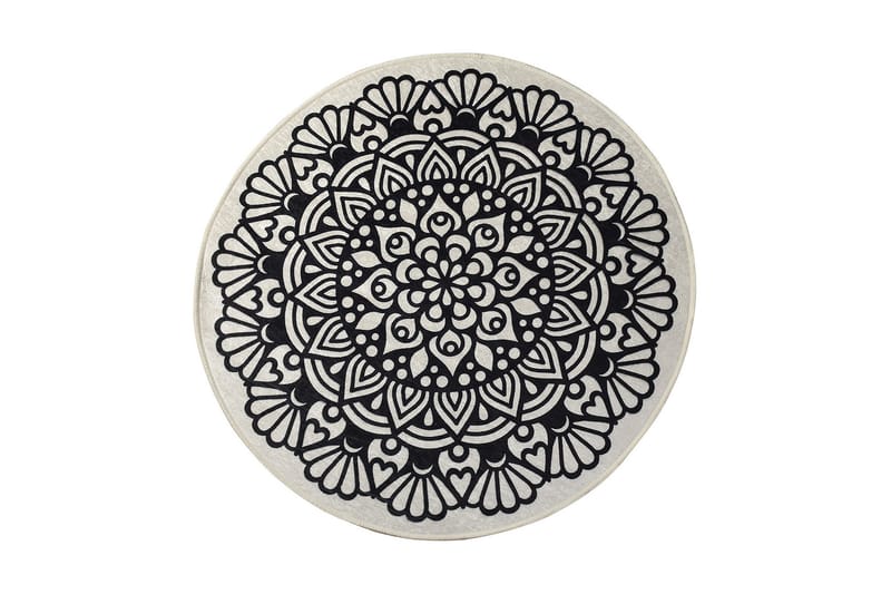 Matto Kozzy Pyöreä 140 cm, Monivärinen / Sametti