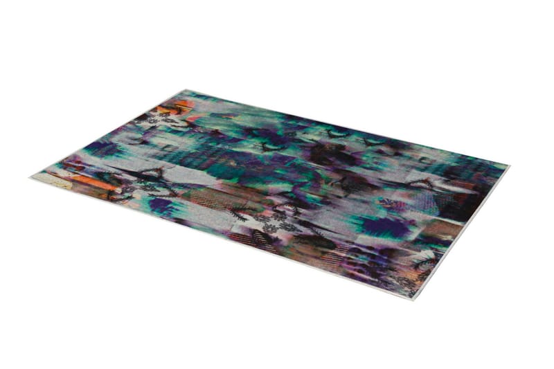 Matto Ledger 100x150 cm - Monivärinen - Kodintekstiilit & matot - Matto - Moderni matto - Wilton-matto