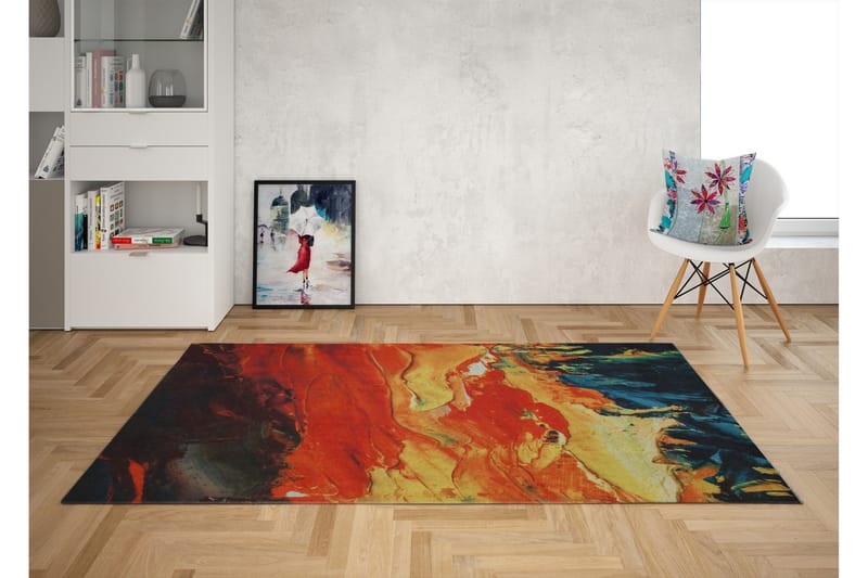 Matto Lombron 120x180 cm - Monivärinen - Kodintekstiilit & matot - Matto - Moderni matto - Wilton-matto