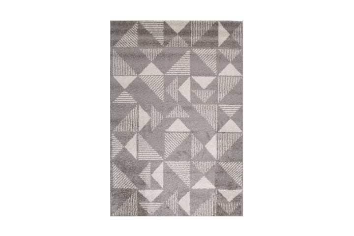 Matto Lotto-1 160x230 cm Tummanharmaa/Valkoinen - Tummanharmaa/Valkoinen - Wilton-matto - Kuviollinen matto & värikäs matto
