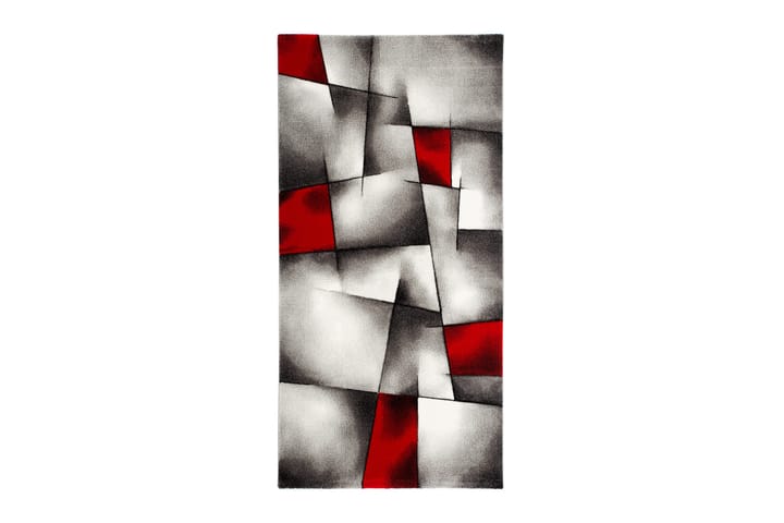 Matto Lucara Trend 80x300 cm Punainen - Punainen - Wilton-matto - Pienet matot - Kuviollinen matto & värikäs matto