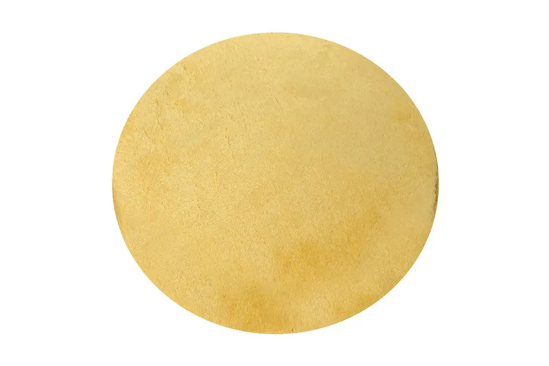 Matto Maggiolina Pyöreä 90 cm, Keltainen / akryyli